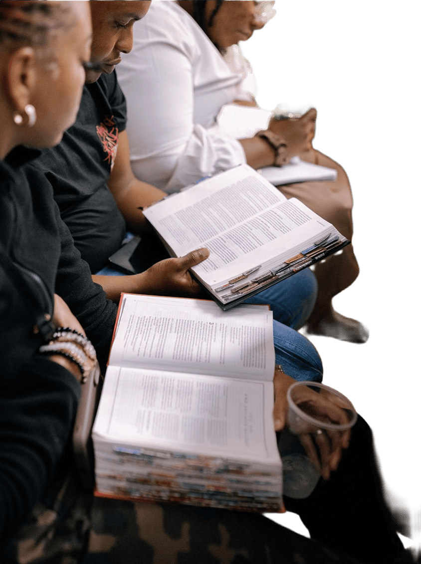 Group Bible study session