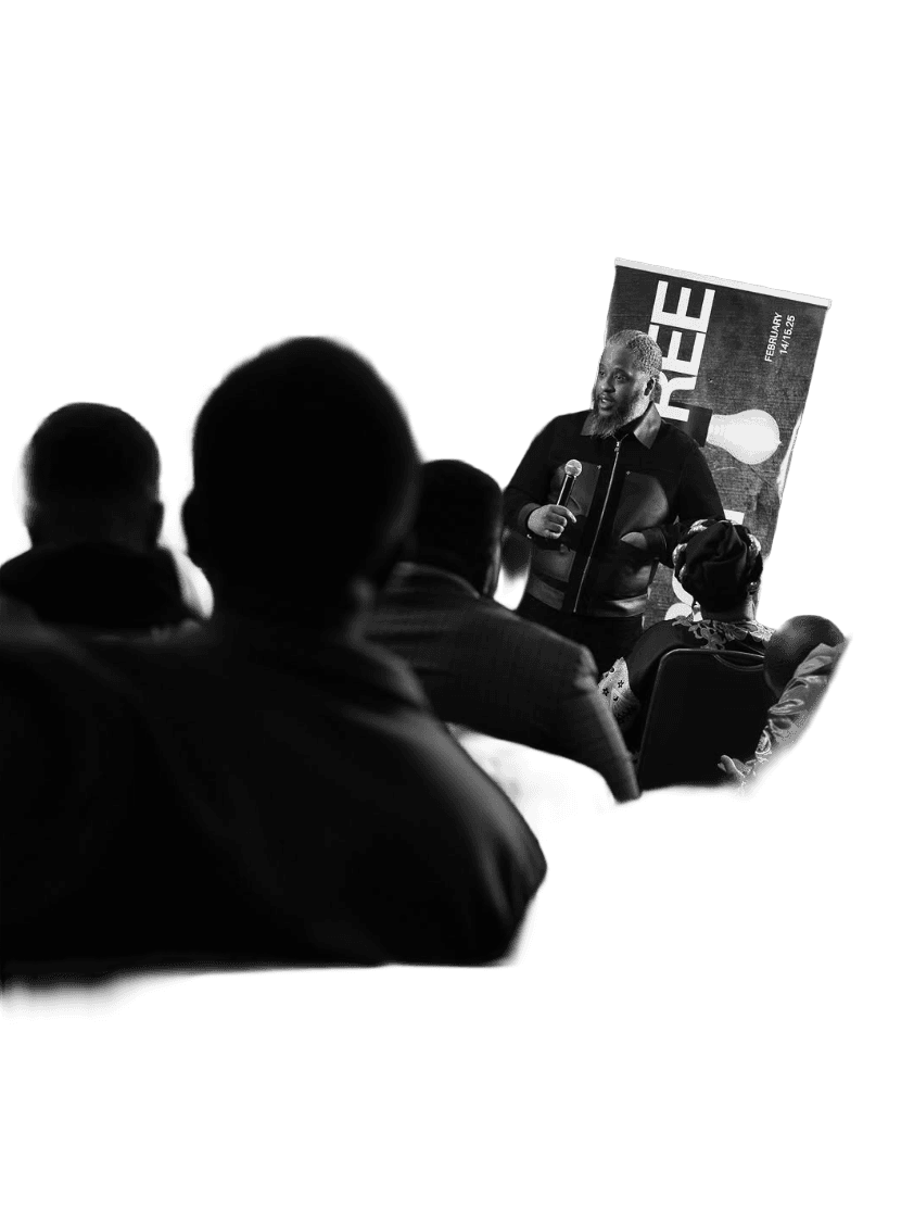 Apostle Jason preaching to the congregation